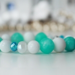 Коледна гривна от естествени камъни - Iceman ⛄️