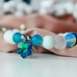 Коледна гривна от естествени камъни - Twinkle, Twinkle, Little Star ❄️