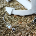 Колие на корда Сваровски Sand Pearl