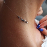 Колие на корда Сваровски Sand Pearl