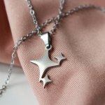 Колие от медицинска стомана Diamond