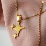 Колие от медицинска стомана Glam Shine