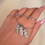 Колие с име от медицинска стомана