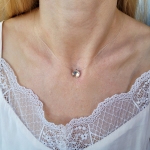 Колие с корда Сваровски AB Princess