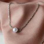 Колие с перла Silver