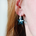 Комплект Колие и Обеци Сваровски "Starfish"