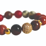 Lora - Дамска гривна с камъни