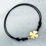 Lucky Clover Гривна против уроки (златиста)