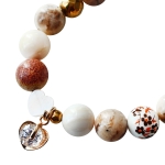 Macchiato Vibes - Гривна от естествени кмъни