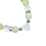 Mint Heart, Fresh Mind - Гривна от естествени камъни