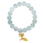 Nia - Гривна от естествени камъни - Лунен камък