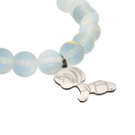 Nia - Гривна от естествени камъни - Лунен камък