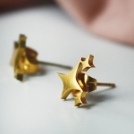 Обеци от медицинска стомана Glam Shine