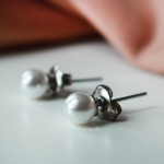 Обеци с перла Pearl Drop