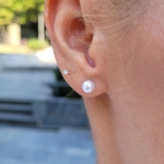 Обеци с перла Pearl Drop