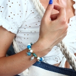 Ocean Blue - Гривна от полускъпоценни камъни