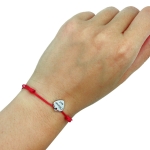 Подарък за приятелка или приятел - Гривна с надпис "Обичам те!"