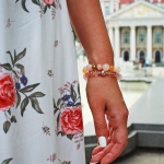 Quartz Drops - Гривна от естествени камъни