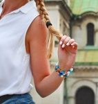 Summer In France - Гривна от естествени камъни