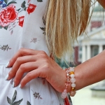 Sweet Lemonade - дамска гривна от естествени камъни