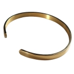 Твърда гривна - златиста гривна Вечност