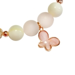 Warm Vanilla - Дамска гривна от естествени камъни