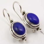 Обици Лазурит със Сребро 925