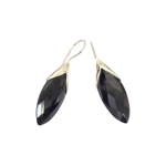 Обици Оникс със Сребро 925