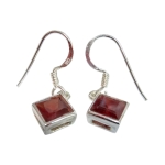 Обици Гранат със Сребро 925