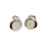 Обици Лунен Камък със Сребро 925