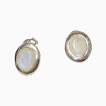 Обици Лунен Камък със Сребро 925