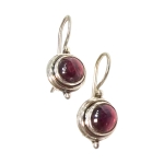 Обици Гранат със Сребро 925