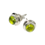 Обици Хризолит, Оливин, Перидот със Сребро 925