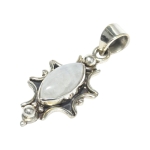 Медальон Лунен Камък със Сребро 925