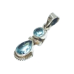 Медальон Топаз със Сребро 925