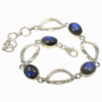 Гривна Лабрадорит, Спектролит със Сребро 925