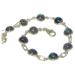 Гривна Лабрадорит, Спектролит със Сребро 925