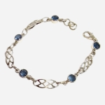 Гривна Воден Сапфир, Йолит със Сребро 925