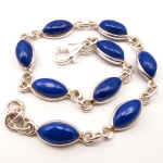 Гривна Лазурит със Сребро 925