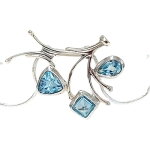 Колие Топаз със Сребро 925