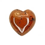 Сърце от Махагонов Обсидиан