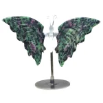 Рубин с Цоизит Пеперуда ( Ангелче ) на Метална База