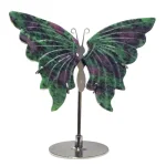 Рубин с Цоизит Пеперуда ( Ангелче ) на Метална База