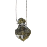 Фасетиран Лабрадорит Аромамедальон