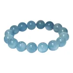 Гривна Аквамарин Топче 13 мм - Уникат