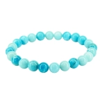 Гривна Пресован Ларимар (Пектолит) Топче 8,5 мм