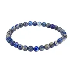 Гривна Лазурит Топче 6 мм - Натурален Цвят