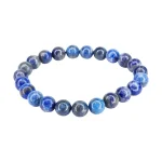 Гривна Лазурит Топче 8 мм - Натурален Цвят