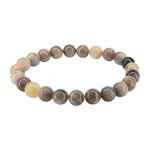 Гривна "Черен" Лунен Камък Топче 8,5 мм