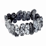 Гривна Снежинков Обсидиан 